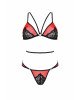 Комплект білизни Passion PEONIA SET S/M red, бра, трусики Комплект білизни Passion PEONIA SET S/M red, бра, трусики