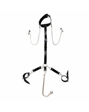 Бондажний набір із металевим анальним гаком №2 Art of Sex Beatrice Bondage set with anal hook №2