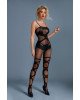 Бодістокінг Caprice Lingerie Model 11 One size Black, імітація панчіх, відкритий доступ Бодістокінг Caprice Lingerie Model 11 One size Black, імітація панчіх, відкритий доступ