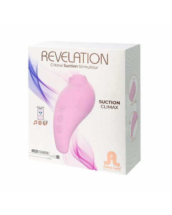 Вакуумний смарт-стимулятор Adrien Lastic Revelation Pink, режим Boost, керування через застосунок Вакуумний смарт-стимулятор Adrien Lastic Revelation Pink, режим Boost, керування через застосунок