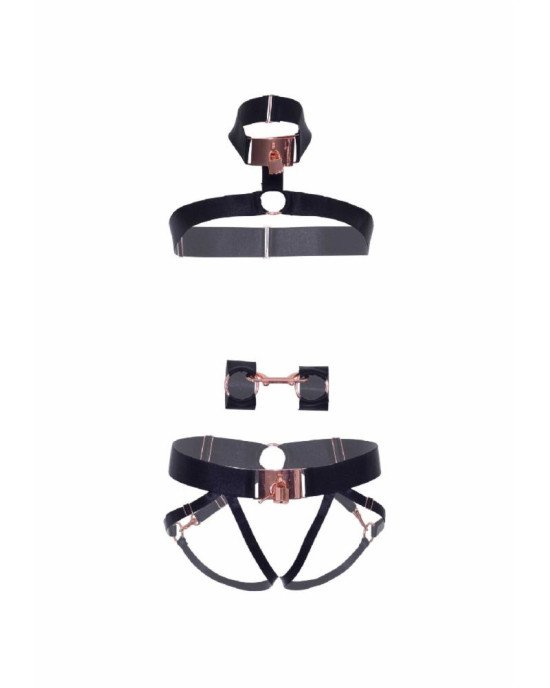 Leg Avenue Satin elastic harness O/S Leg Avenue Satin elastic harness O/S