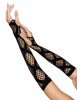 Leg Avenue Faux wrap net arm warmers Black Leg Avenue Faux wrap net arm warmers Black