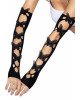 Leg Avenue Butterfly applique arm warmers Black