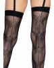 Leg Avenue butterfly backseam thigh highs Black O/S Leg Avenue butterfly backseam thigh highs Black O/S