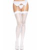 Leg Avenue butterfly backseam thigh highs White O/S Leg Avenue butterfly backseam thigh highs White O/S