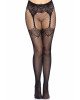 Leg Avenue Fishnet tights with backseam Black O/S Leg Avenue Fishnet tights with backseam Black O/S