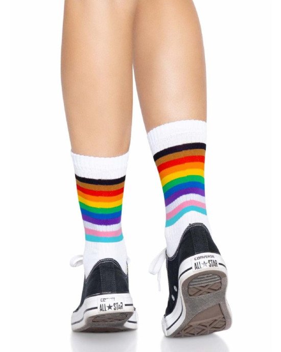 Leg Avenue Pride crew socks Rainbow Leg Avenue Pride crew socks Rainbow