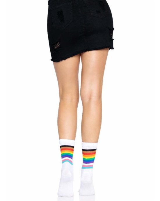 Leg Avenue Pride crew socks Rainbow Leg Avenue Pride crew socks Rainbow