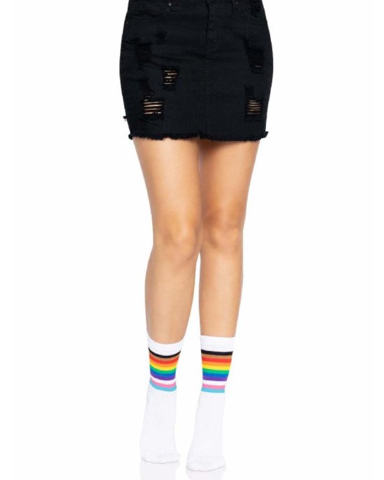 Leg Avenue Pride crew socks Rainbow Leg Avenue Pride crew socks Rainbow