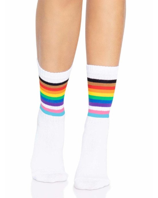 Leg Avenue Pride crew socks Rainbow Leg Avenue Pride crew socks Rainbow