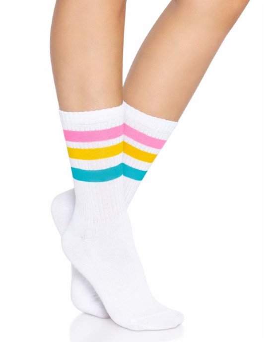 Leg Avenue Pride crew socks Pansexual