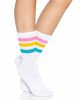 Leg Avenue Pride crew socks Pansexual