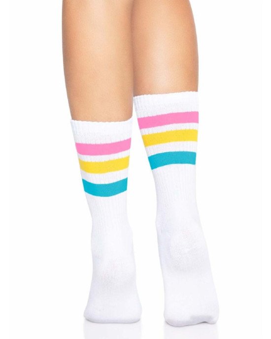 Leg Avenue Pride crew socks Pansexual