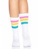 Leg Avenue Pride crew socks Pansexual