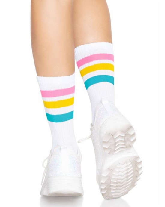 Leg Avenue Pride crew socks Pansexual