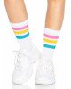 Leg Avenue Pride crew socks Pansexual