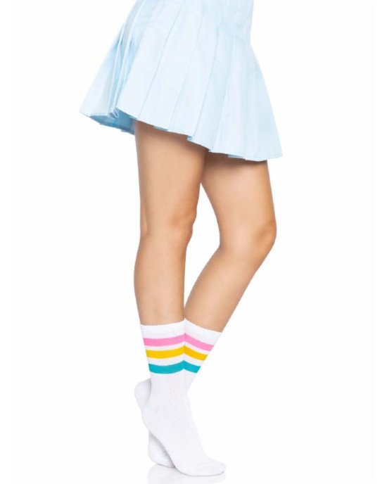 Leg Avenue Pride crew socks Pansexual