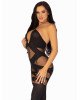 Leg Avenue Illusion halter bodystocking Black O/S Leg Avenue Illusion halter bodystocking Black O/S