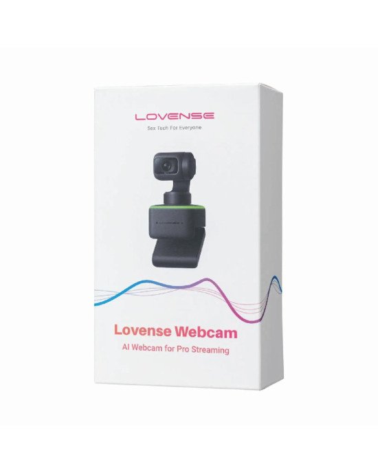 4К вебкамера зі штучним інтелектом Lovense WebCam, для стріму, активація чайовими 4К вебкамера зі штучним інтелектом Lovense WebCam, для стріму, активація чайовими