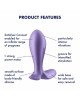 Анальна пробка Satisfyer Intensity Plug Purple Анальна пробка Satisfyer Intensity Plug Purple