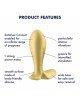 Анальна пробка Satisfyer Intensity Plug Gold Анальна пробка Satisfyer Intensity Plug Gold