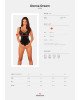 Obsessive Donna Dream crotchless teddy XL/2XL Obsessive Donna Dream crotchless teddy XL/2XL