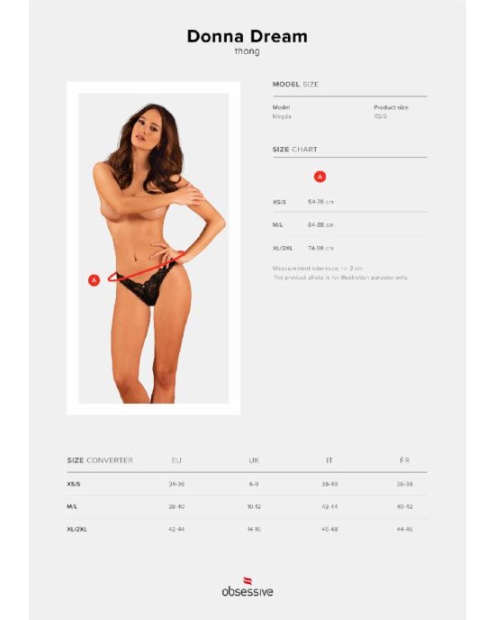 Obsessive Donna Dream thong XS/S Obsessive Donna Dream thong XS/S
