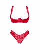Obsessive Lacelove cupless 2-pcs set XL/2XL Obsessive Lacelove cupless 2-pcs set XL/2XL