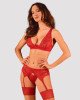 Obsessive Lacelove cupless 3-pcs set XS/S Obsessive Lacelove cupless 3-pcs set XS/S