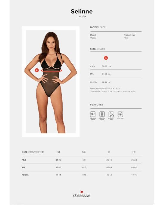 Obsessive Selinne teddy M/L