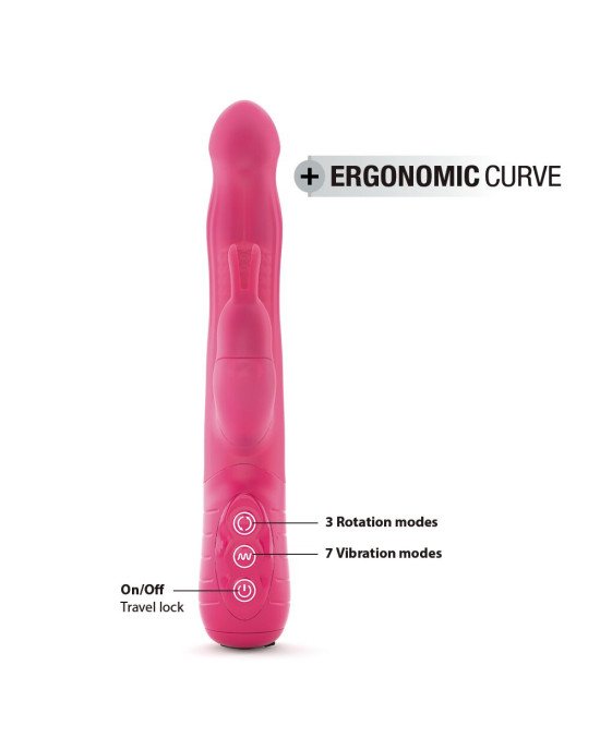Вібратор-кролик Dorcel Baby Rabbit Magenta 2.0 з перлинним масажем і головкою, що обертається Вібратор-кролик Dorcel Baby Rabbit Magenta 2.0 з перлинним масажем і головкою, що обертається