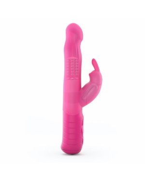 Вібратор-кролик Dorcel Baby Rabbit Magenta 2.0 з перлинним масажем і головкою, що обертається