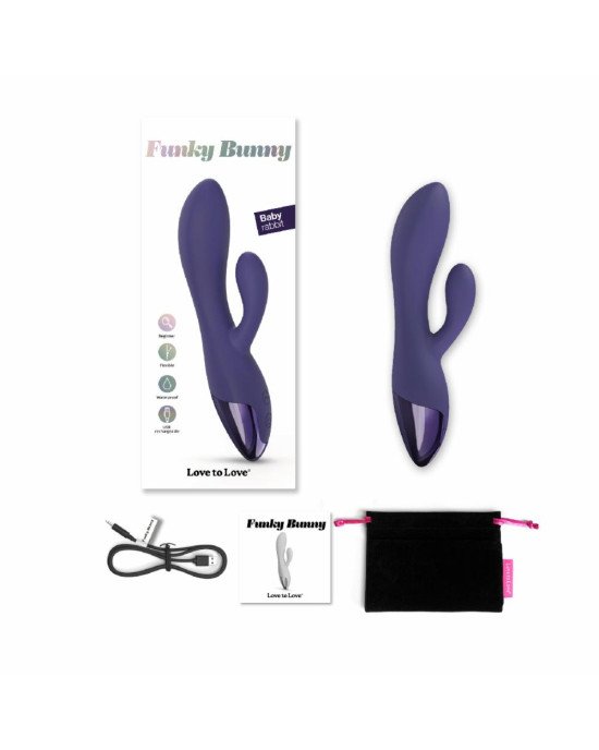 Вібратор-кролик Love To Love FUNKY BUNNY - MIDNIGHT INDIGO