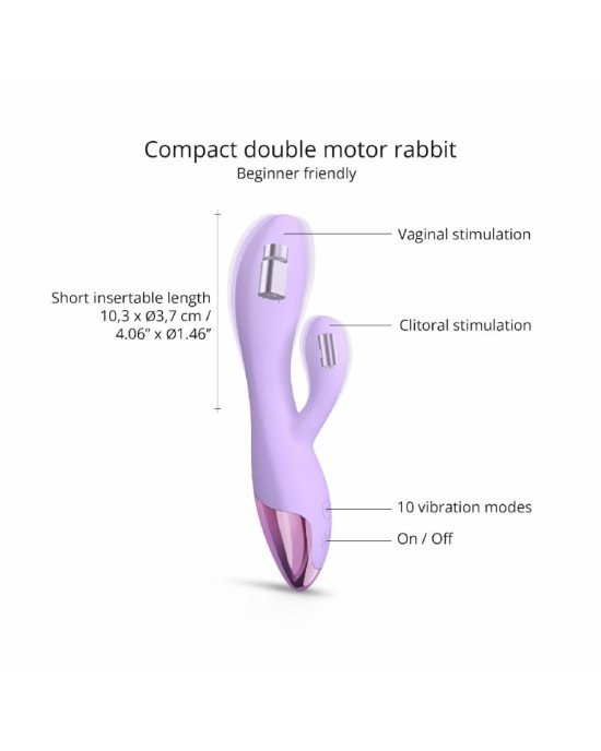 Вібратор-кролик Love To Love FUNKY BUNNY - VIVA MAUVE Вібратор-кролик Love To Love FUNKY BUNNY - VIVA MAUVE