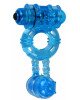 Ерекційне віброкільце Alive Double Ding Ring Blue Ерекційне віброкільце Alive Double Ding Ring Blue