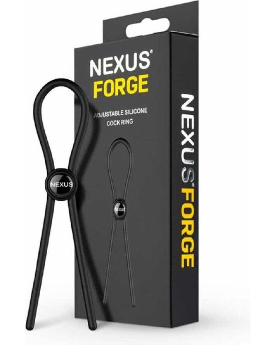 Ерекційне кільце Nexus FORGE Single Adjustable Lasso - Black Ерекційне кільце Nexus FORGE Single Adjustable Lasso - Black