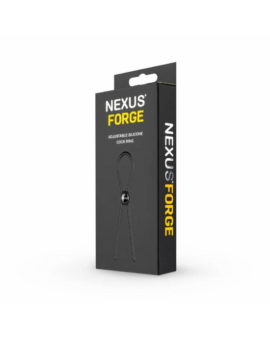 Ерекційне кільце Nexus FORGE Single Adjustable Lasso - Black Ерекційне кільце Nexus FORGE Single Adjustable Lasso - Black
