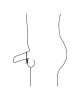 Ерекційне кільце Nexus FORGE Single Adjustable Lasso - Black Ерекційне кільце Nexus FORGE Single Adjustable Lasso - Black