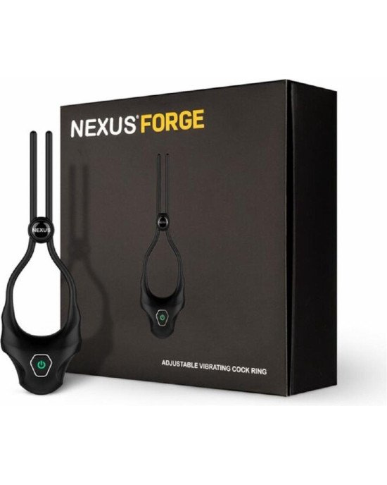 Ерекційне кільце Nexus FORGE Vibrating Adjustable Lasso - Black Ерекційне кільце Nexus FORGE Vibrating Adjustable Lasso - Black