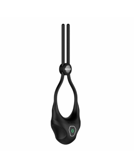 Ерекційне кільце Nexus FORGE Vibrating Adjustable Lasso - Black Ерекційне кільце Nexus FORGE Vibrating Adjustable Lasso - Black