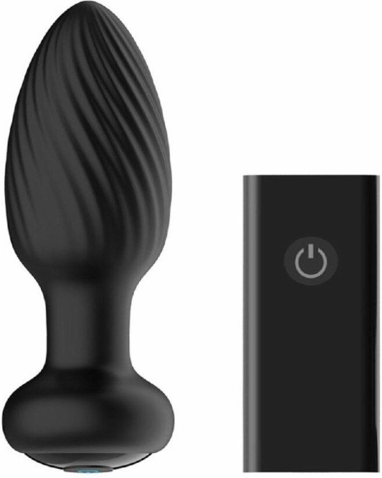 Анальна пробка Nexus TORNADO Remote Control Rotating Butt Plug - Black Анальна пробка Nexus TORNADO Remote Control Rotating Butt Plug - Black