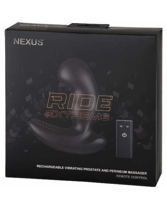 Масажер простати Nexus RIDE EXTREME Dual Motor Remote Control Prostate Vibrator - Black Масажер простати Nexus RIDE EXTREME Dual Motor Remote Control Prostate Vibrator - Black