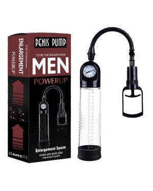 Вакуумна помпа Men Powerup зі стрілковим манометром та ручним насосом