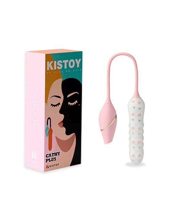 Вібратор з вакуумним стимулятором KISTOY Cathy Plus Вібратор з вакуумним стимулятором KISTOY Cathy Plus