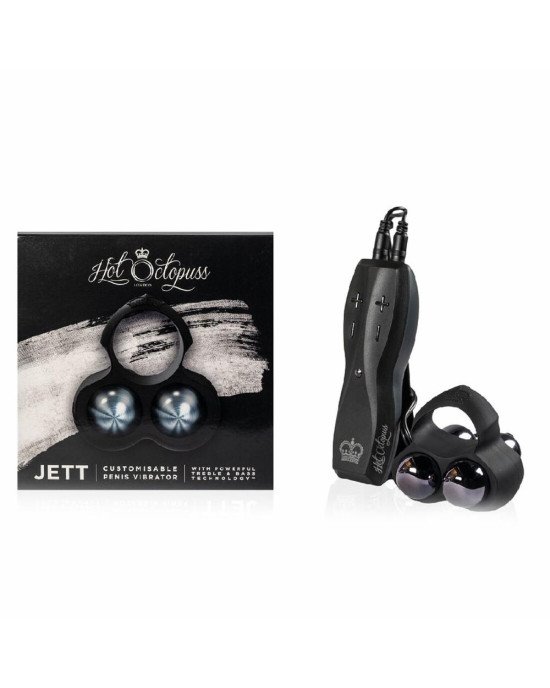 Вібратор для пеніса Hot Octopuss JETT, Treble and Bass Technology оргазм без рук, пульт Вібратор для пеніса Hot Octopuss JETT, Treble and Bass Technology оргазм без рук, пульт