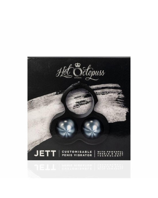 Вібратор для пеніса Hot Octopuss JETT, Treble and Bass Technology оргазм без рук, пульт Вібратор для пеніса Hot Octopuss JETT, Treble and Bass Technology оргазм без рук, пульт