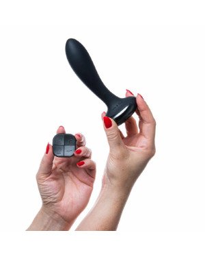 Анальна вібропробка Hot Octopuss PleX with flex, Treble and Bass Technology, 2 мотори, пульт ДК