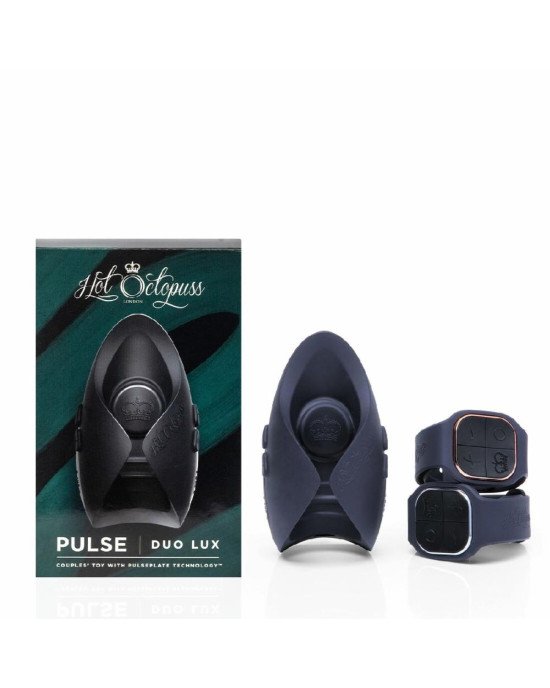 Мастурбатор Hot Octopuss PULSE DUO LUX, пульсація, використання без рук, підходить для пар, 2 пульти