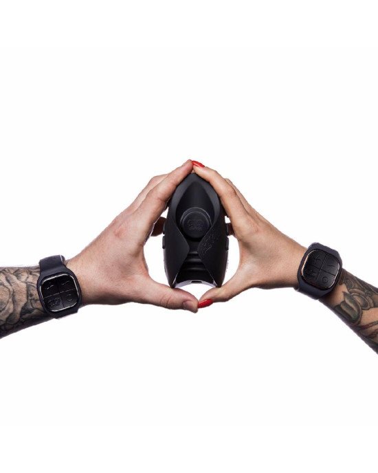 Мастурбатор Hot Octopuss PULSE DUO LUX, пульсація, використання без рук, підходить для пар, 2 пульти