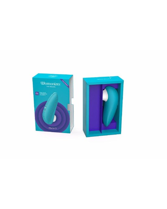 Вакуумний кліторальний стимулятор Womanizer Starlet 3 TURQUOISE Вакуумний кліторальний стимулятор Womanizer Starlet 3 TURQUOISE